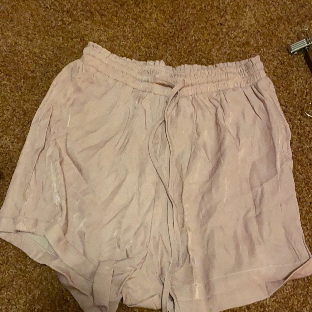 Medium SHEIn Rose Gold Loose Shorts